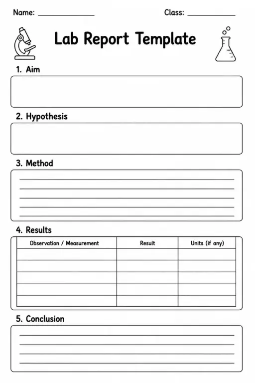 Lab Report Template
