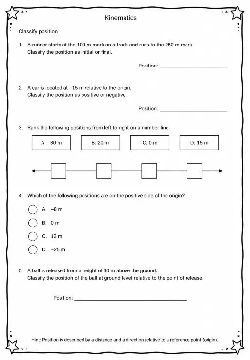 Classify position