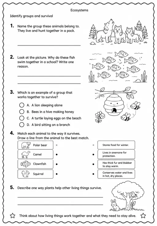 Identify groups and survival