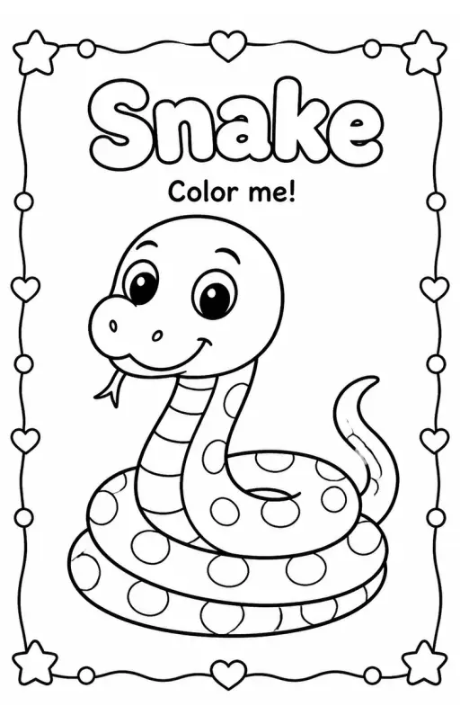 Snake Coloring Pages