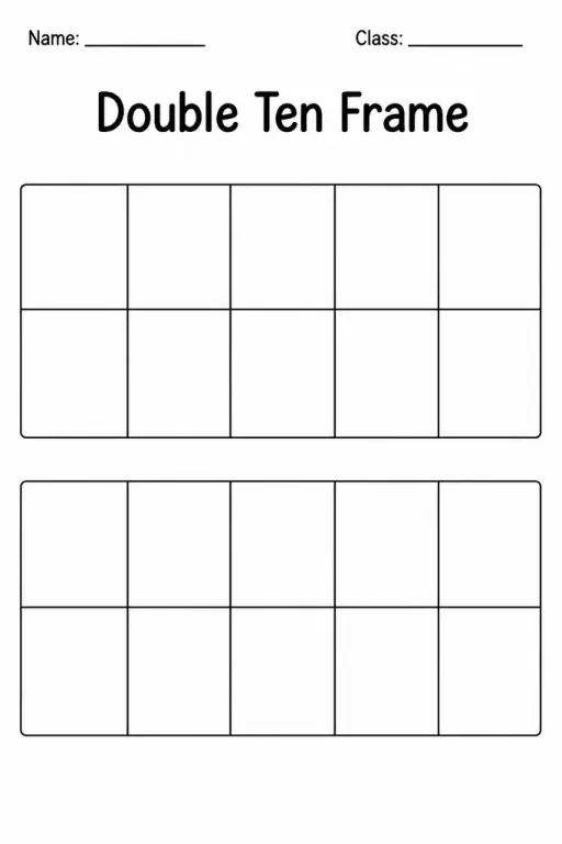 Double Ten Frame