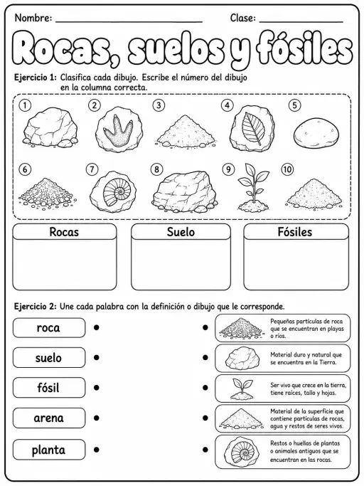 3.º grado - materiales - Paquete de fichas