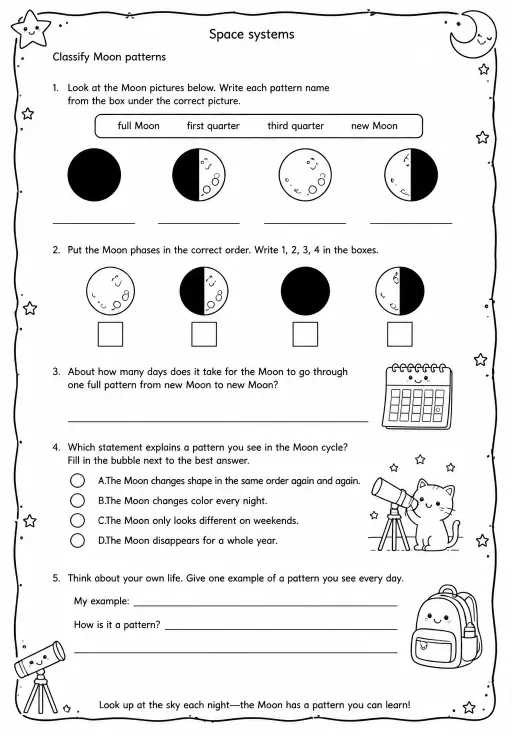 Classify Moon patterns
