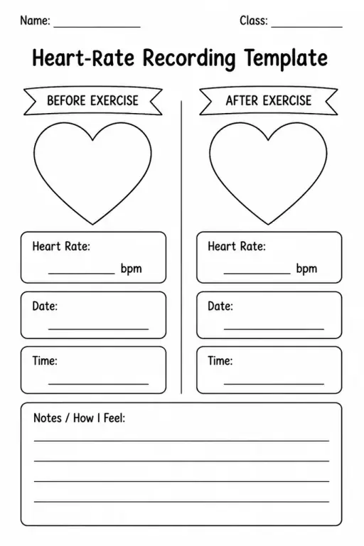 Heart-Rate Recording Template