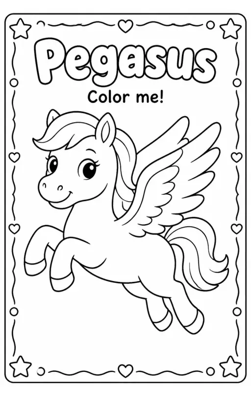 Pegasus Coloring Pages