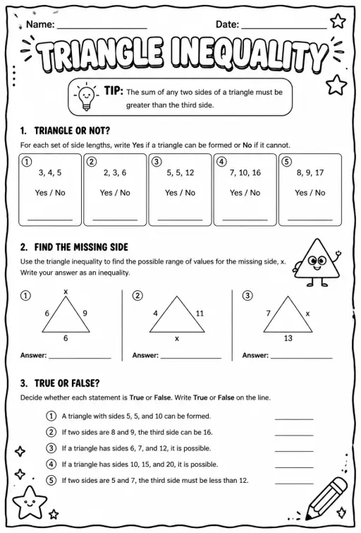 Triangle inequality