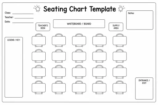Seating Chart Template