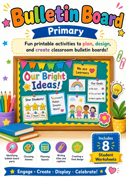 Bulletin Board Worksheet Pack