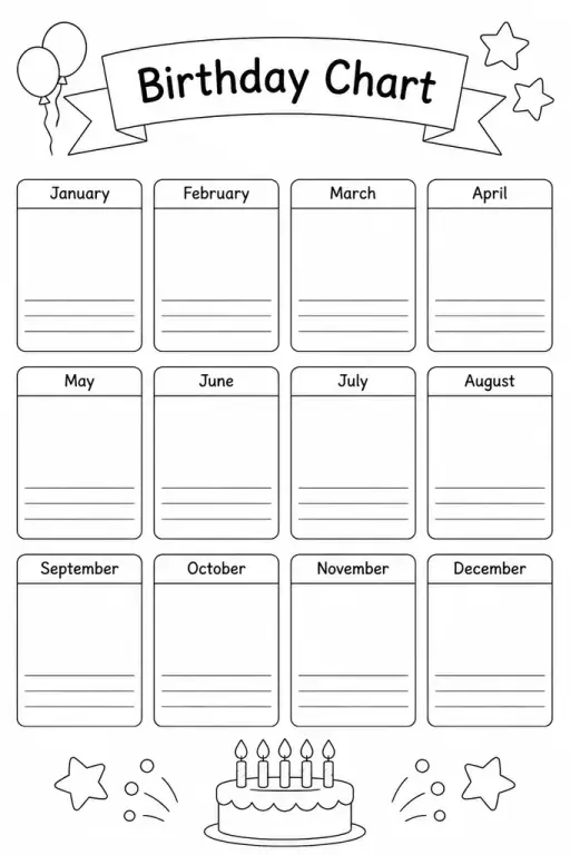 Birthday Chart