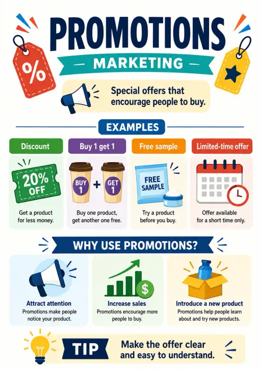 Promotions Marketing Infographic