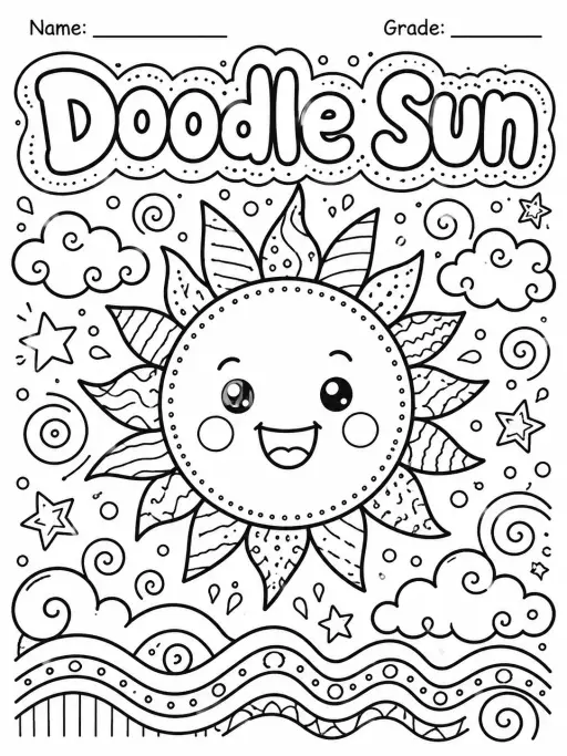 Doodle Set: Creative Doodles Worksheet Pack