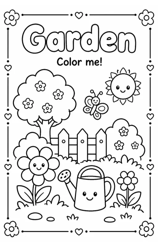 Garden Coloring Pages