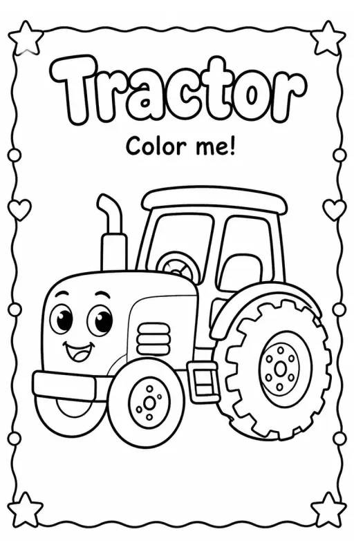 Tractor Coloring Pages