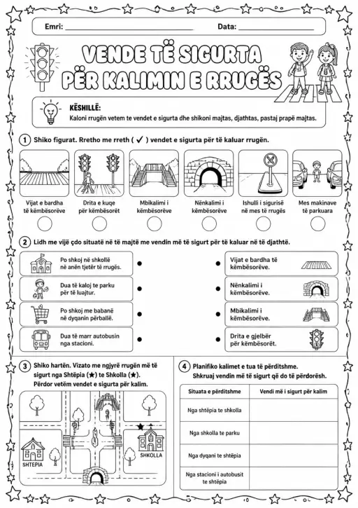 Vende të sigurta për kalimin e rrugës