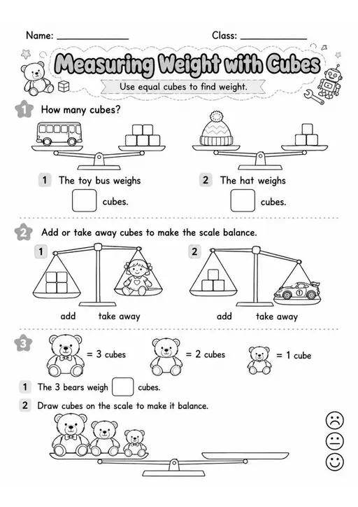 Grade 1 Measurement, Money and Time Worksheets - Pack 2