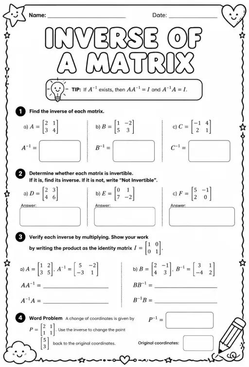 Inverse of a matrix