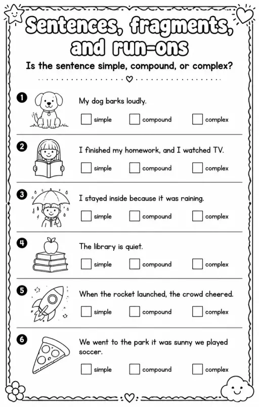 Is the sentence simple, compound, or complex?