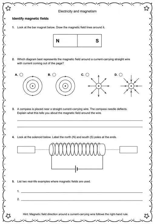 Identify magnetic fields