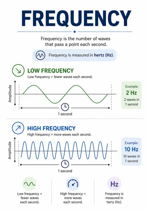 Frequency Waves Infographic