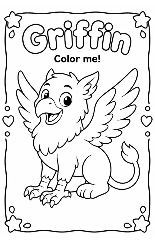 Griffin Coloring Pages
