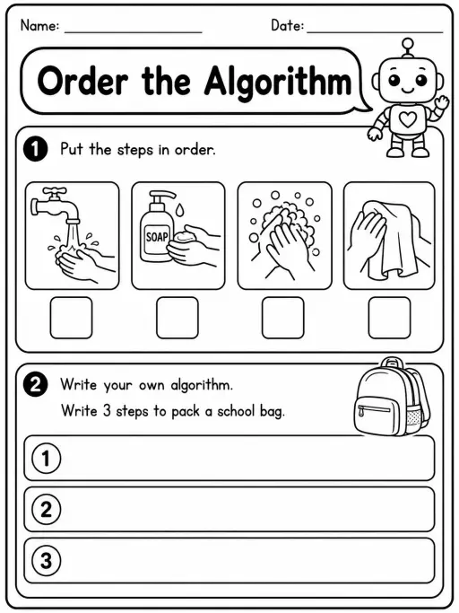 Order the Algorithm - Set 2