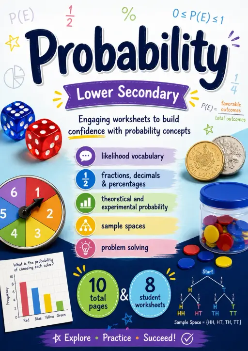 Probability Worksheet Pack