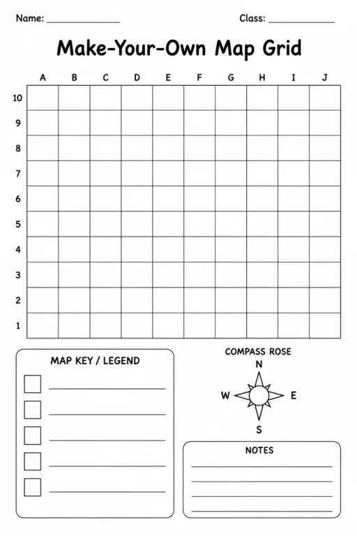 Make-Your-Own Map Grid