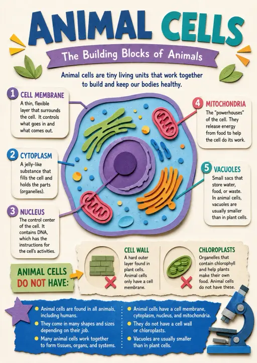 4 Mitochondria Cells Infographic