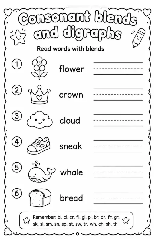 Read words with blends