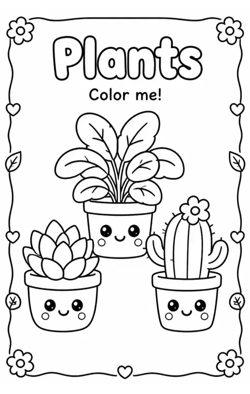 Plants Coloring Pages