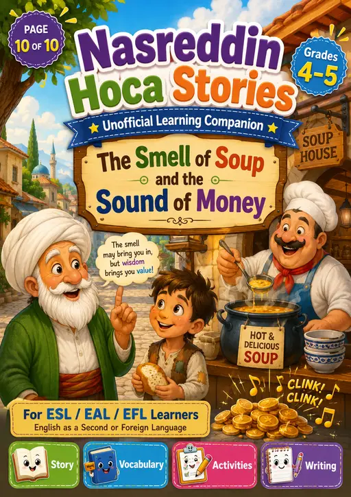 Nasreddin Hoca: Smell of Soup and Sound of Money | Grades 4-5 | 10 Pages preview