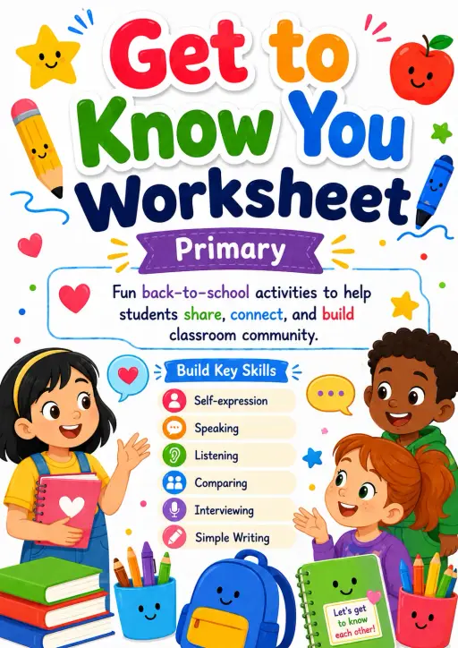 Get to Know You Worksheet Pack