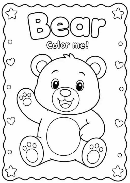 Bear Coloring Pages