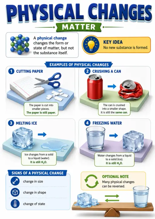 3 Melting Ice Matter Infographic