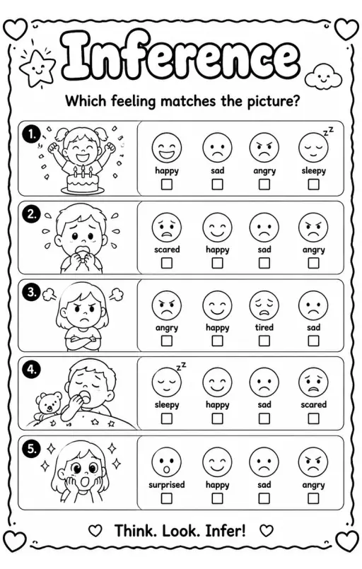 Which feeling matches the picture?