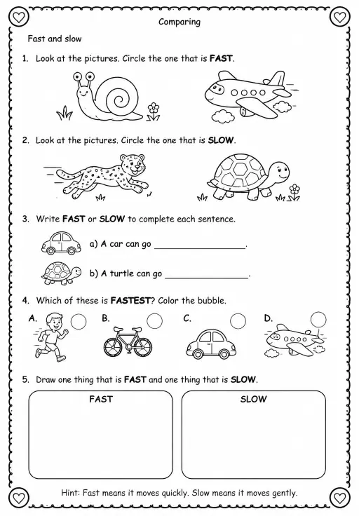 Fast and slow
