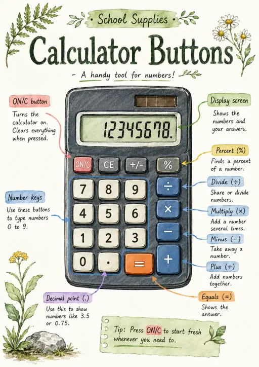School Supplies Infographic