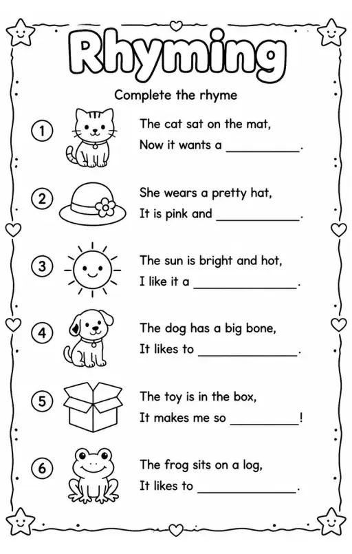 Complete the rhyme