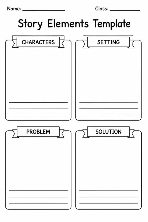 Story Elements Template