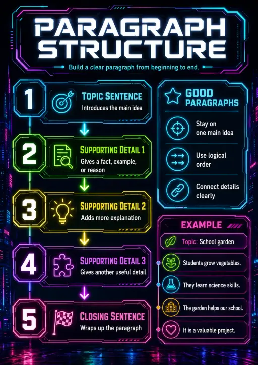 Paragraph Writing Infographic