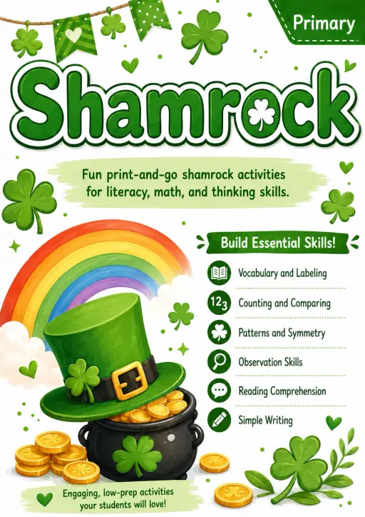 Shamrock Worksheet Pack