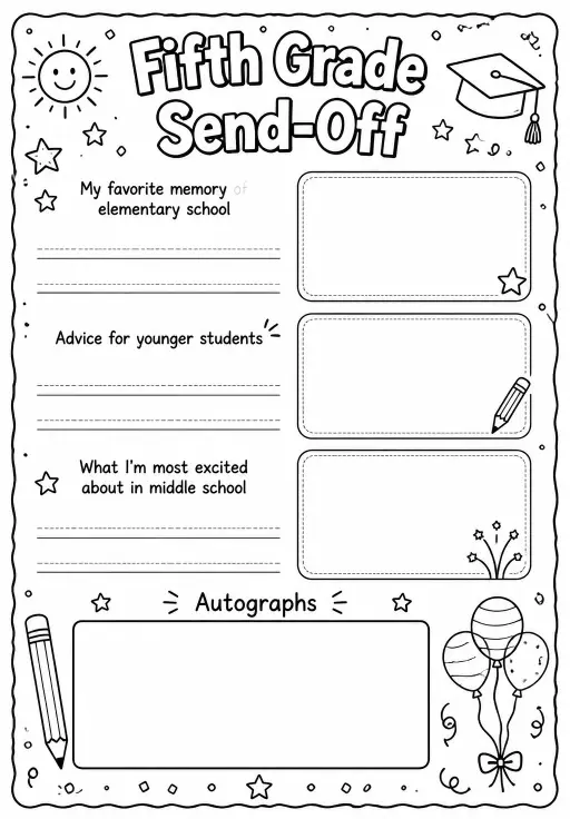 Fifth Grade Send-Off