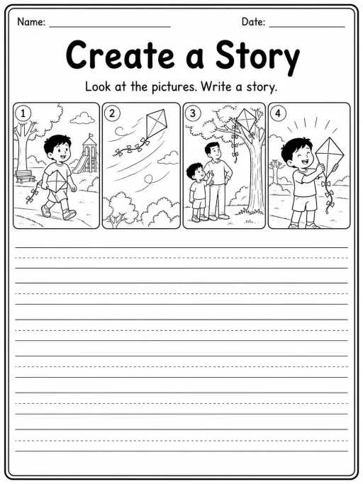 Create a Story Worksheet Pack - Set 2