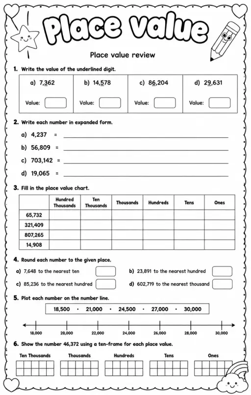 Place value review