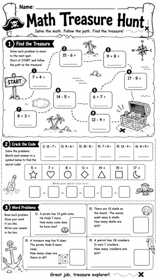 Math Treasure Hunt