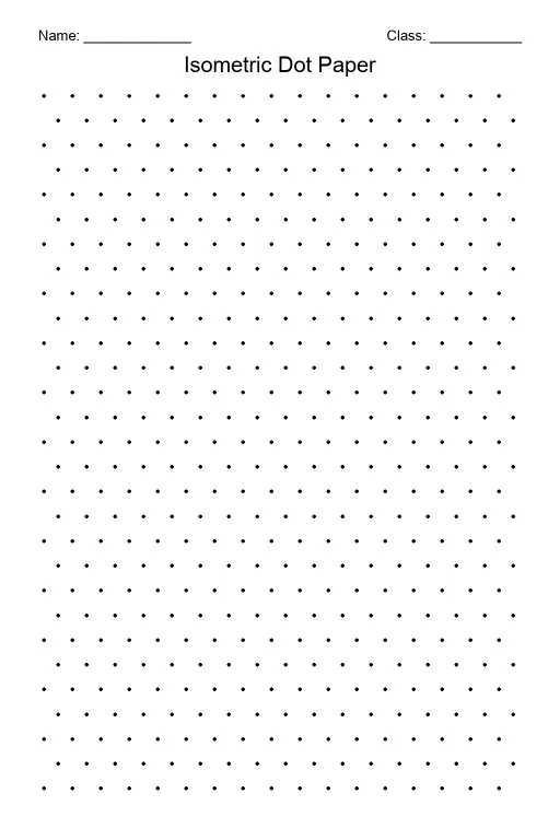 Isometric Dot Paper