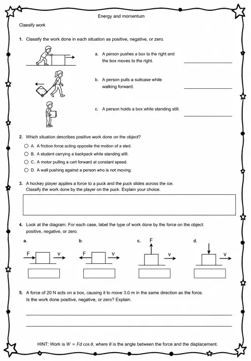 Classify work
