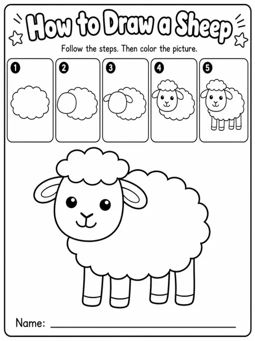 How to Draw a Sheep