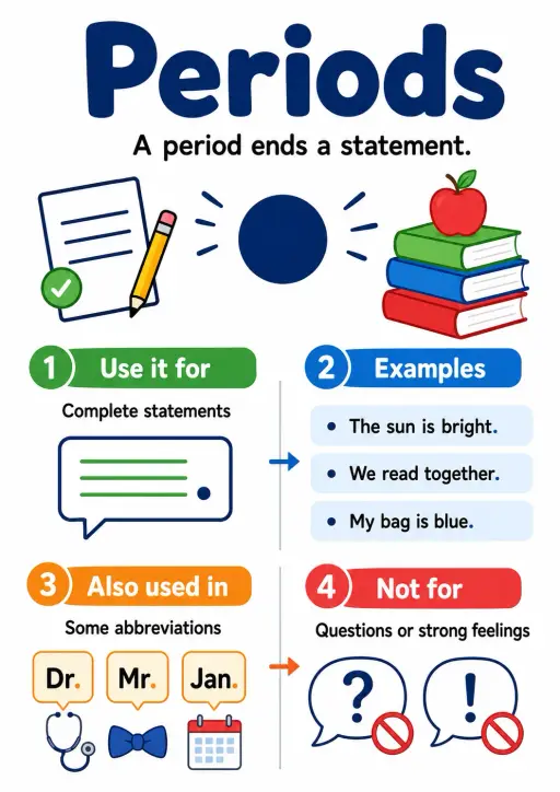 Periods Punctuation Infographic