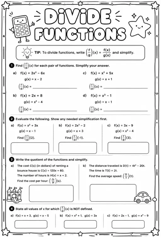 Divide functions